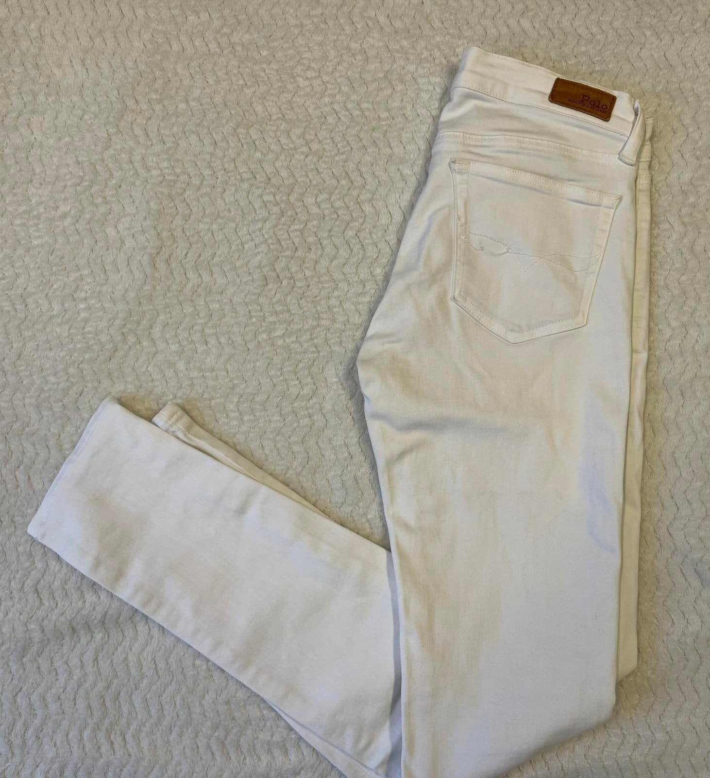 Polo Ralph Lauren witte jeans - Maat W26 (confectie 34), Polo Ralph Lauren, Wit, Ophalen of Verzenden, Zo goed als nieuw