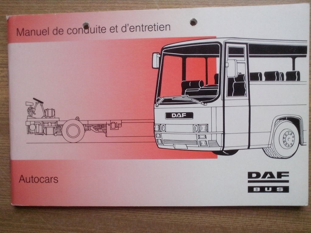 3x DAF Bus SBR 2700 3000 MB230 instructieboek+Repairs+1600DF, Boeken, Auto's | Folders en Tijdschriften, Zo goed als nieuw, Overige merken