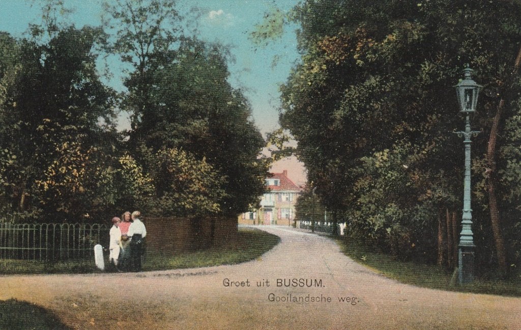 bussum- gooilandscheweg, Ophalen of Verzenden, Voor 1920, Noord-Holland