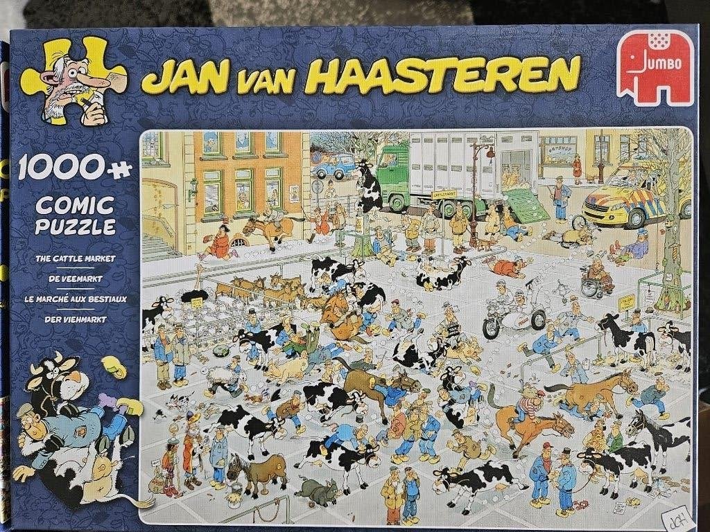 Puzzels: Jan van Haasteren, Ophalen of Verzenden, 500 t/m 1500 stukjes, Zo goed als nieuw, Legpuzzel