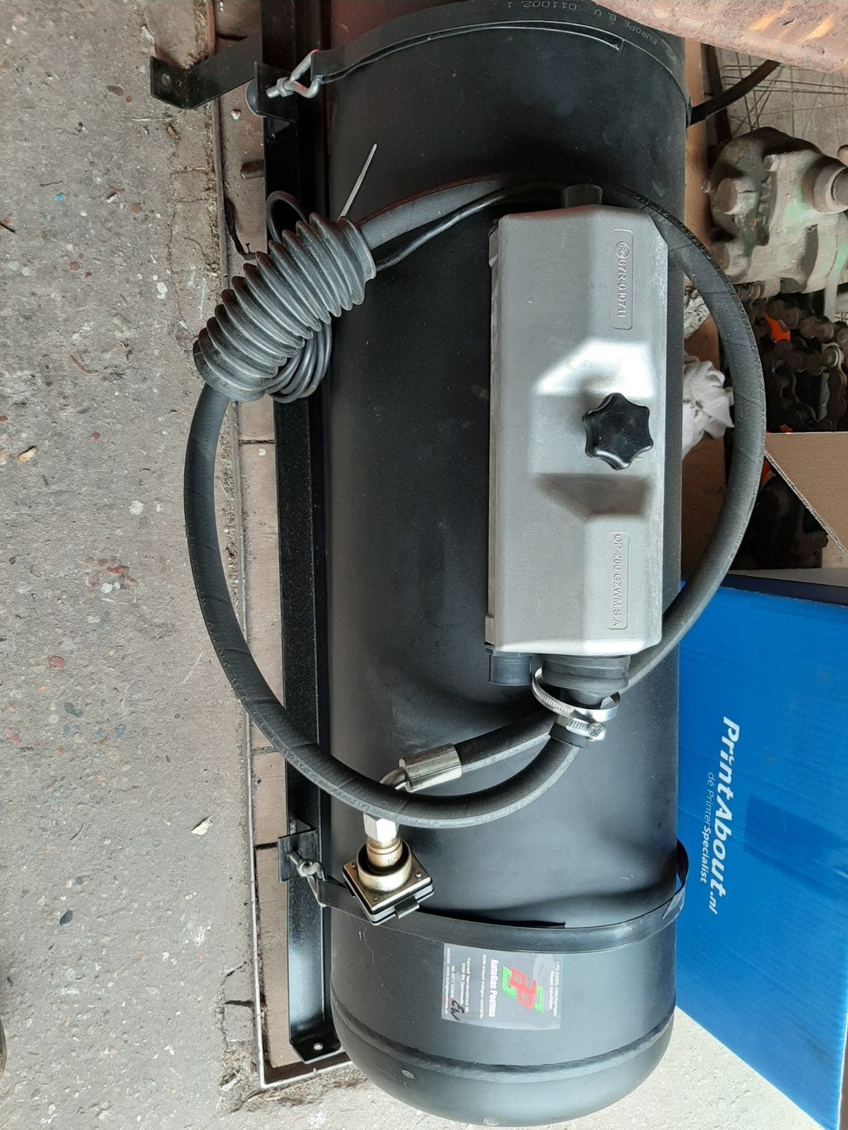 Gezocht lpg installatie, Ophalen