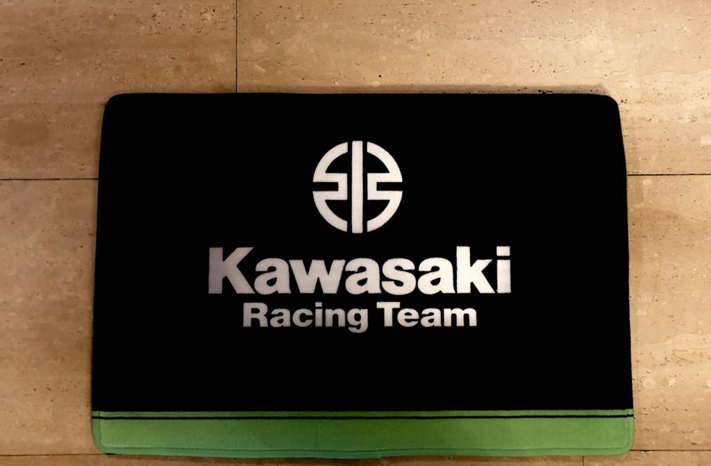 Kawasaki Factory Racing Deurmat Decomat, Motoren, Ophalen of Verzenden, Nieuw