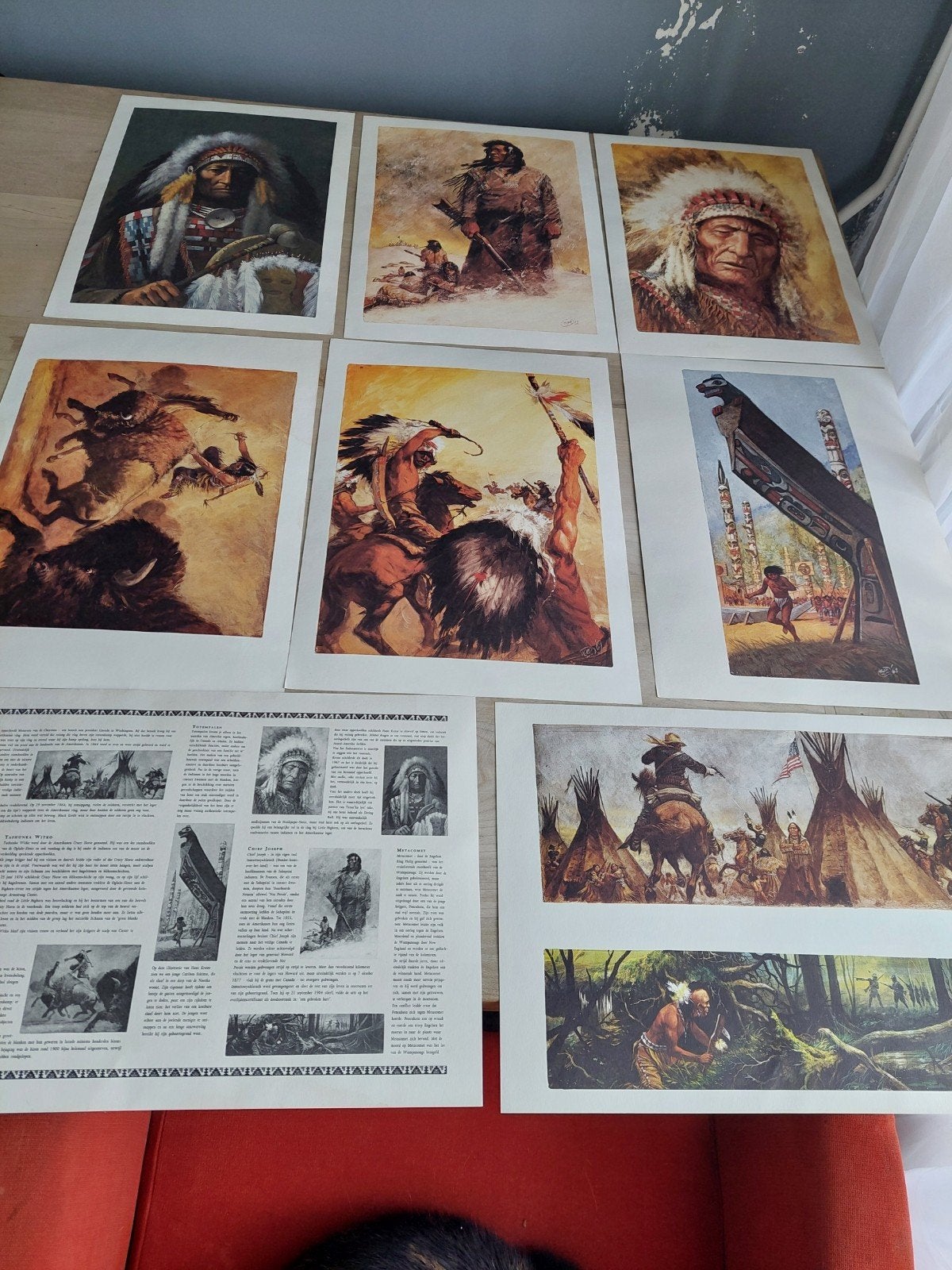 Hans G. Kresse - Volk van Manitou - Originele prenten, Boeken, Stripboeken, Meerdere stripboeken, Ophalen of Verzenden, Zo goed als nieuw