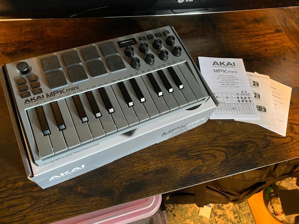 AKAI MPK Mini MIDI Keyboard - Zo goed als nieuw, Overige aantallen, Zo goed als nieuw, Met midi-aansluiting, Ophalen