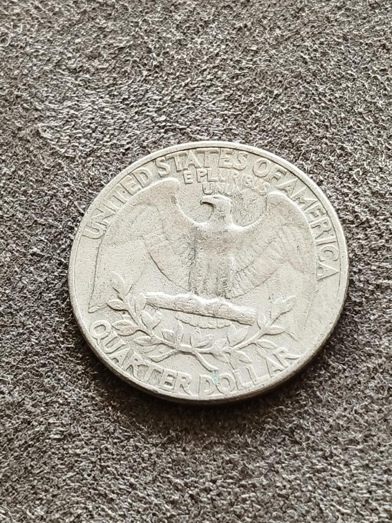 Amerikaanse Quarter Dollar munt 1967, Postzegels en Munten, Munten | Amerika, Ophalen of Verzenden, Noord-Amerika, Losse munt