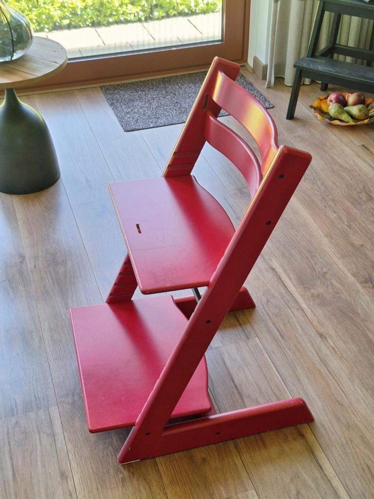Rode meegroeistoel (na 2011) - Geschikt voor accessoires, Ophalen, Gebruikt, Meegroeistoel