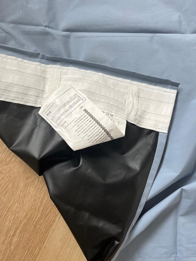 Verduisterend blauw gordijn (ikea) (b:210xl:200), Gebruikt, Ophalen of Verzenden, 200 cm of meer, 200 cm of meer