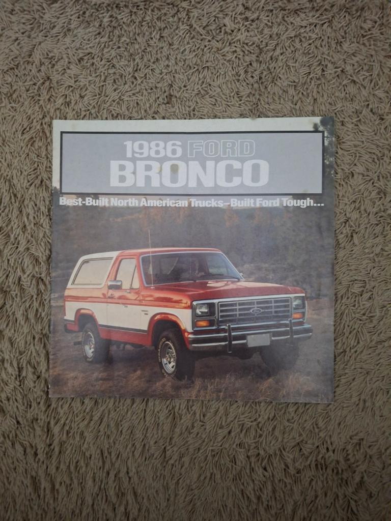 Autofolder Ford Bronco 1986, Verzenden, Ford