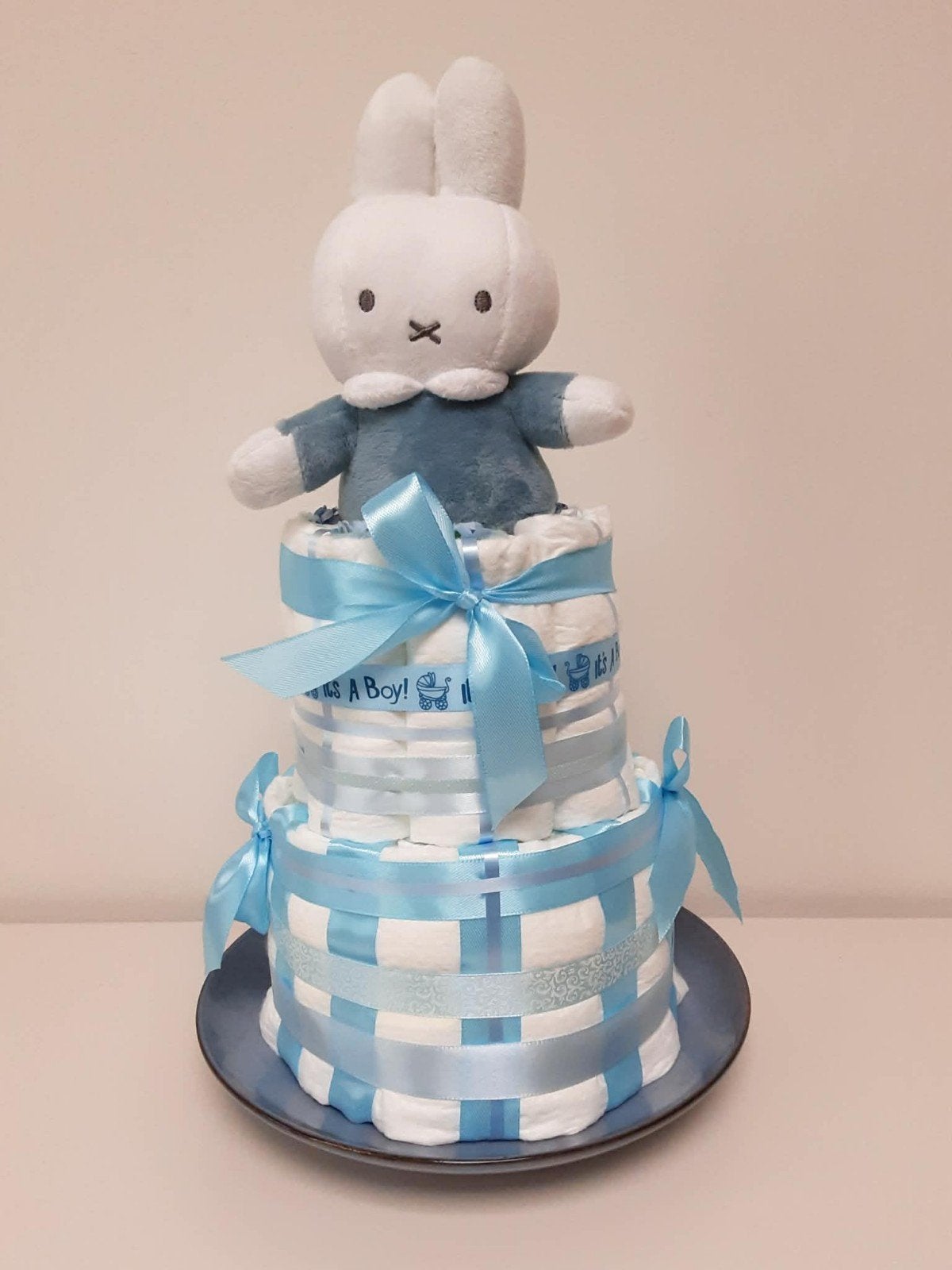 Blauwe Nijntje luiertaart voor Babyshower of Kraamcadeau, Ophalen of Verzenden, Nieuw