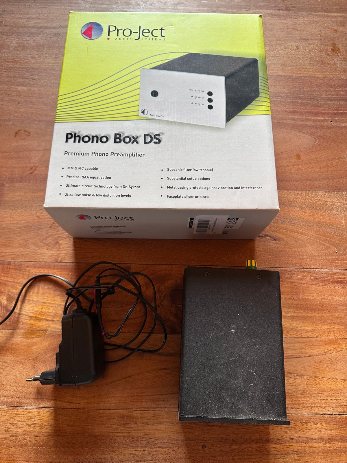 Pro-Ject Phono Box DS Premium Phono Voorversterker, Overige systemen, Zo goed als nieuw, Minder dan 60 watt, Ophalen