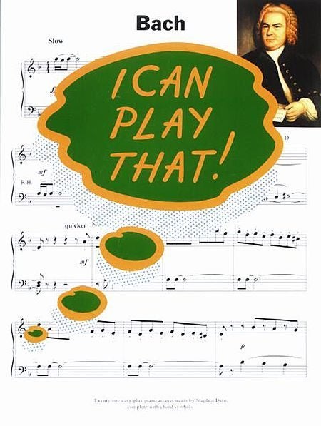 Piano easy: I can play that! BACH--LEUK!, Muziek en Instrumenten, Gebruikt, Klassiek, Ophalen of Verzenden, Thema