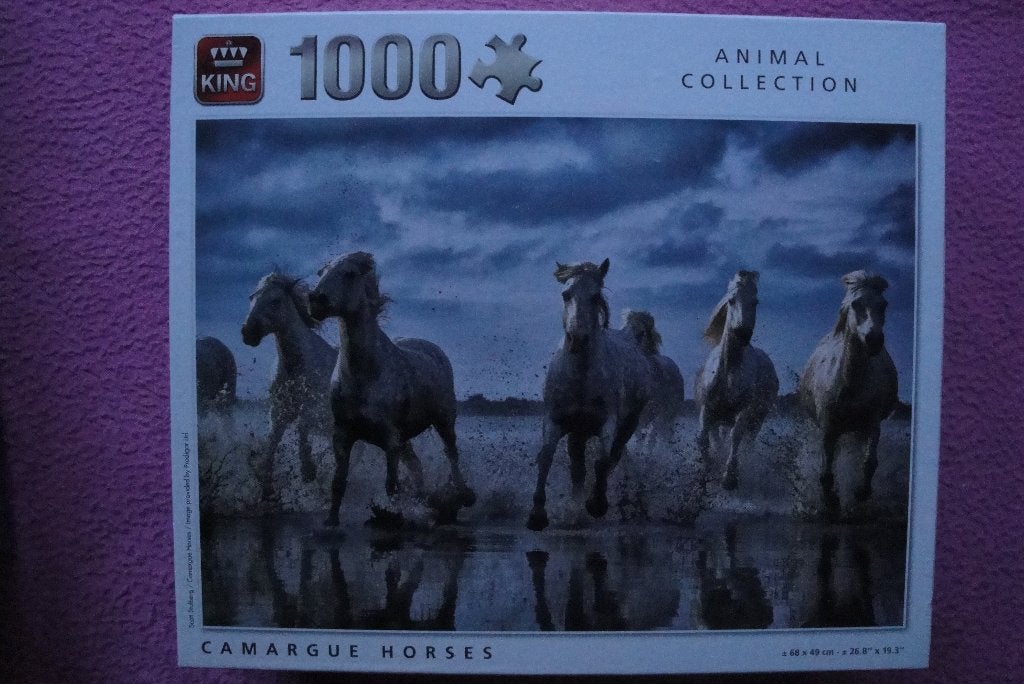 KING ANIMAL COLLECTION PUZZLE 1.000 stukjes voor 2,50euro., Ophalen of Verzenden, 500 t/m 1500 stukjes, Zo goed als nieuw, Legpuzzel