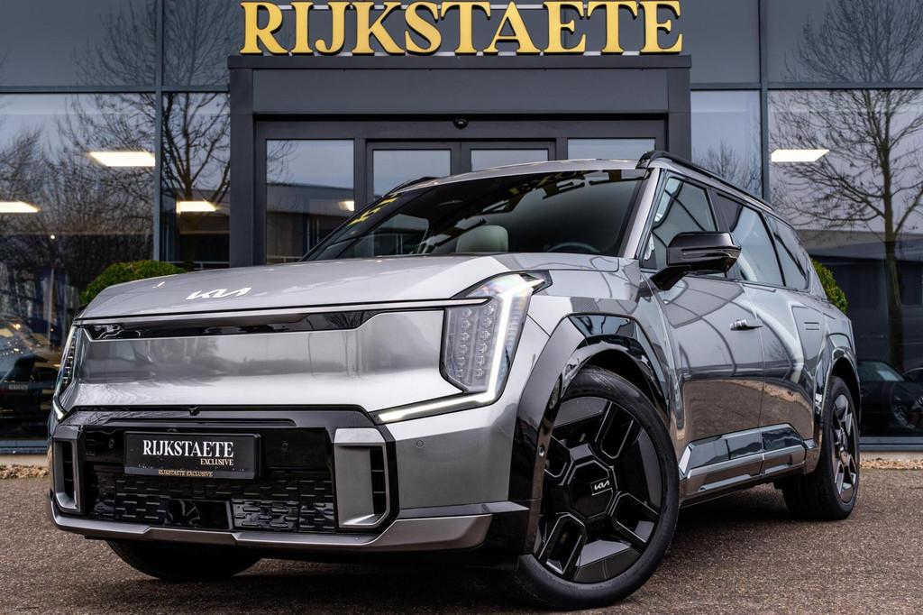 Kia EV9 Launch Edition GT-Line AWD 99.8 kWh|PANO|7P|MERIDIAN, Auto's, Kia, Automaat, Zwart, Vierwielaandrijving, SUV of Terreinwagen