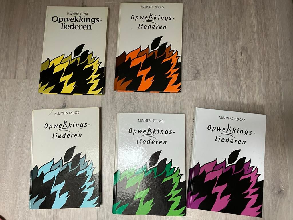 Complete set Opwekkingsliederen (5 delen), Gebruikt, Ophalen of Verzenden, Religie en Gospel, Artiest of Componist