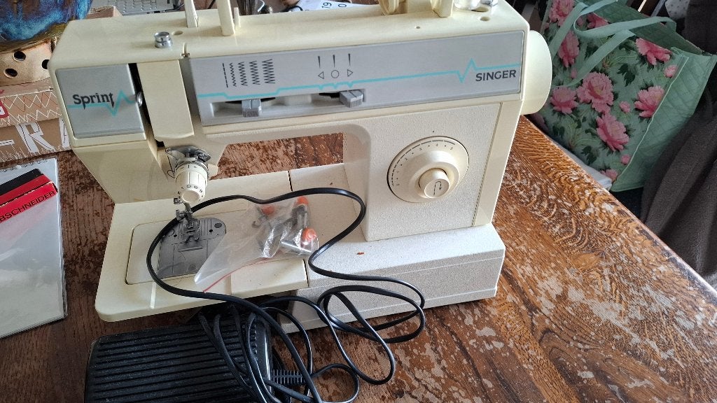 singer sprint sewing machine, Ophalen of Verzenden, Gebruikt, Naaimachine, Singer
