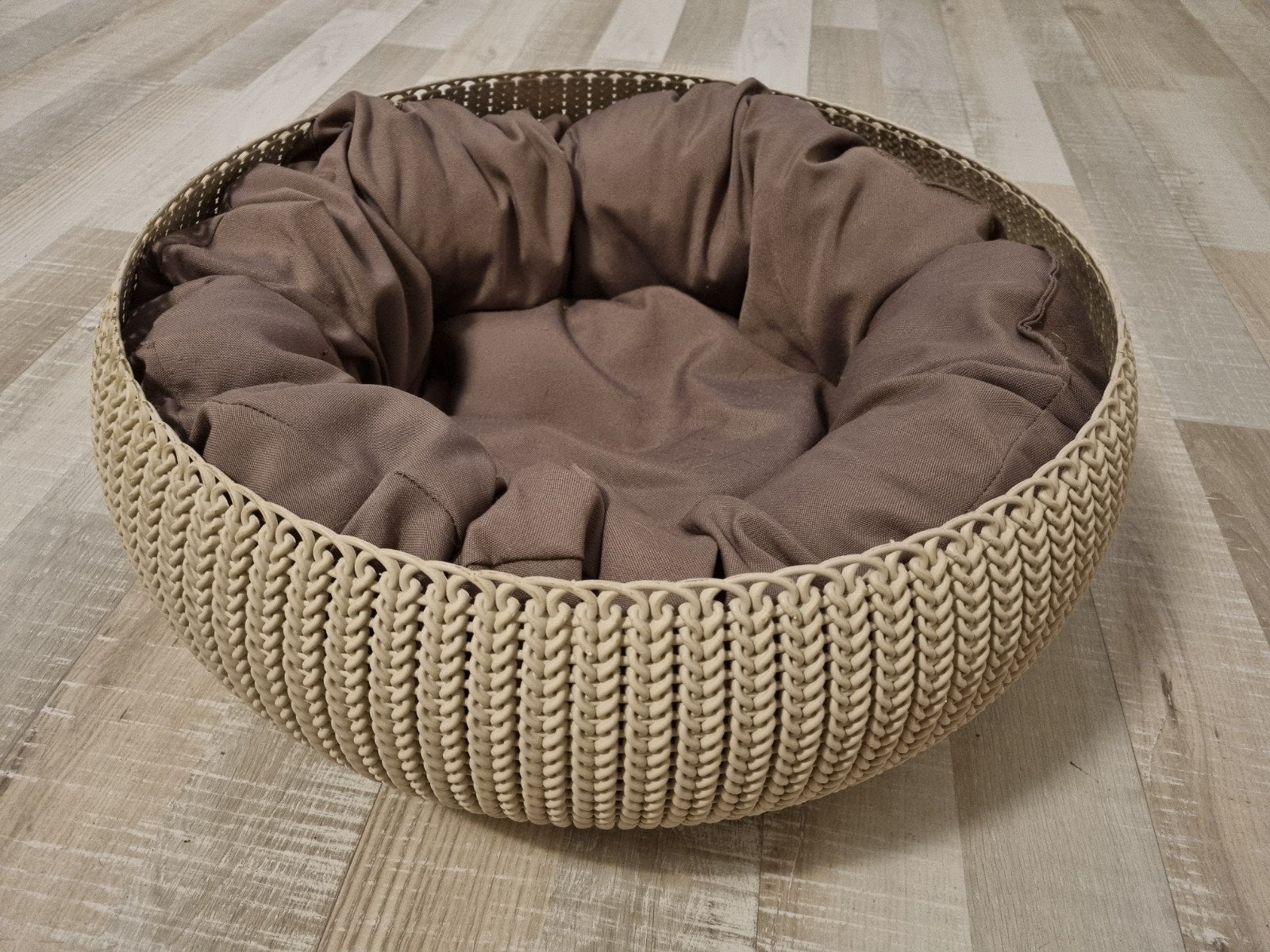 Kattenmand of hondenmand - beige bruin - Curver, Dieren en Toebehoren, Ophalen, Zo goed als nieuw