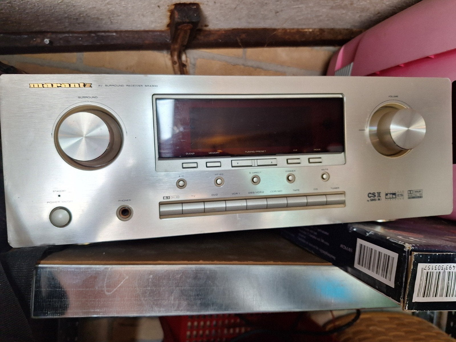 Marantz SR4300 Surround Receiver - Zilverkleurig, Gebruikt, 60 tot 120 watt, Ophalen, Marantz