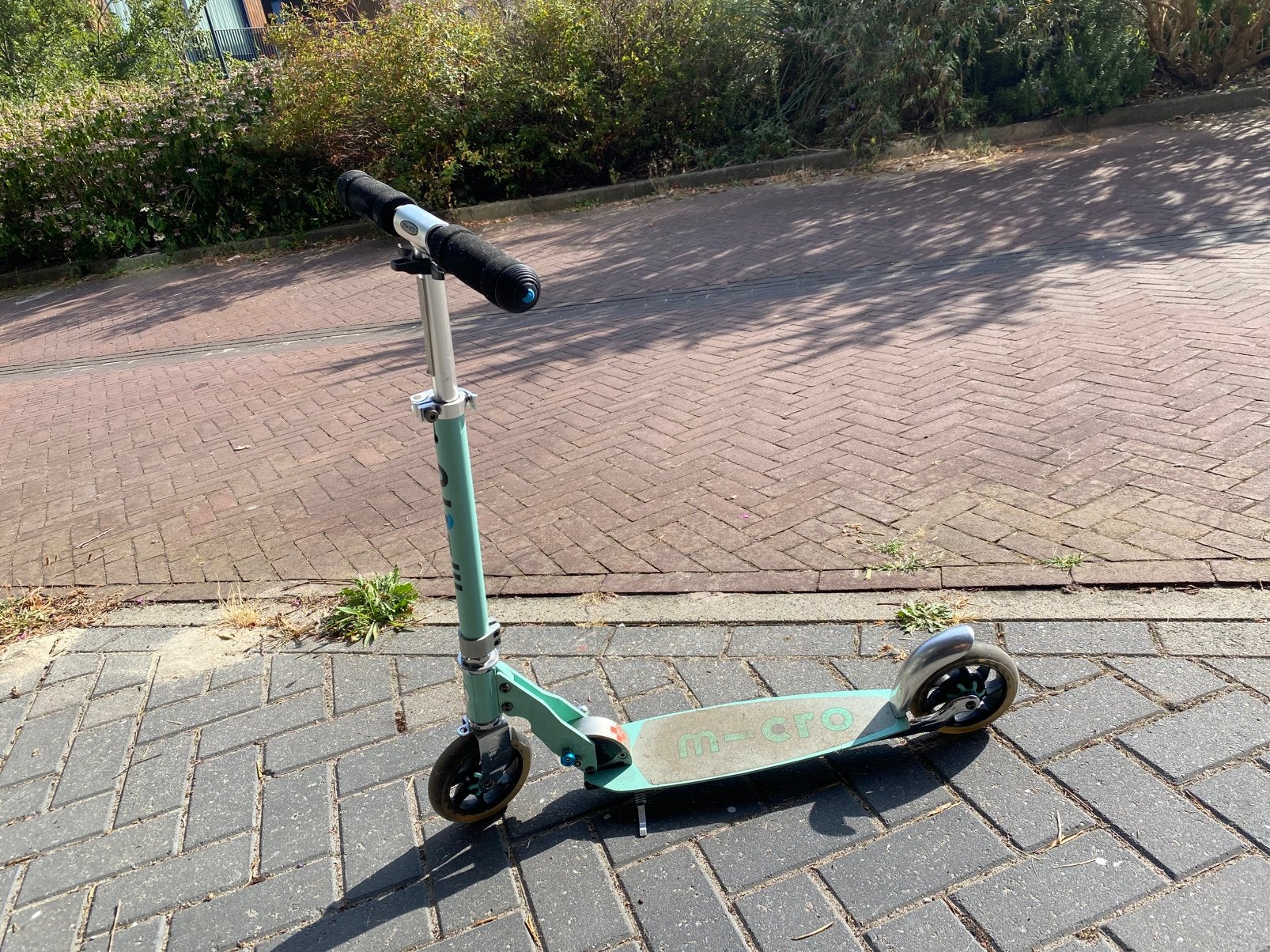 Mintgroene step van het merk Micro, Fietsen en Brommers, Steps, Ophalen, Zo goed als nieuw, Gewone step