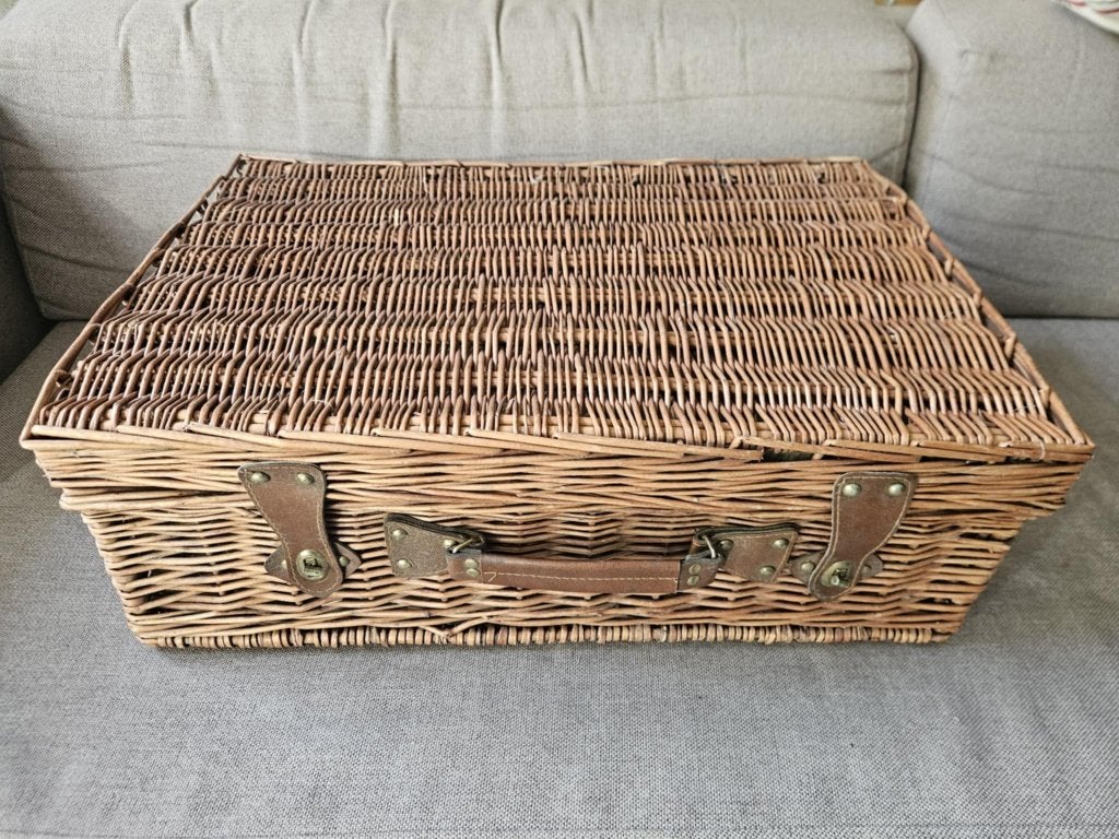 Vintage picnicmand, Ophalen, Gebruikt