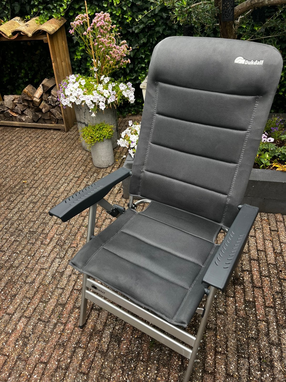 Dukdalf stoel, Ophalen, Zo goed als nieuw, Campingstoel