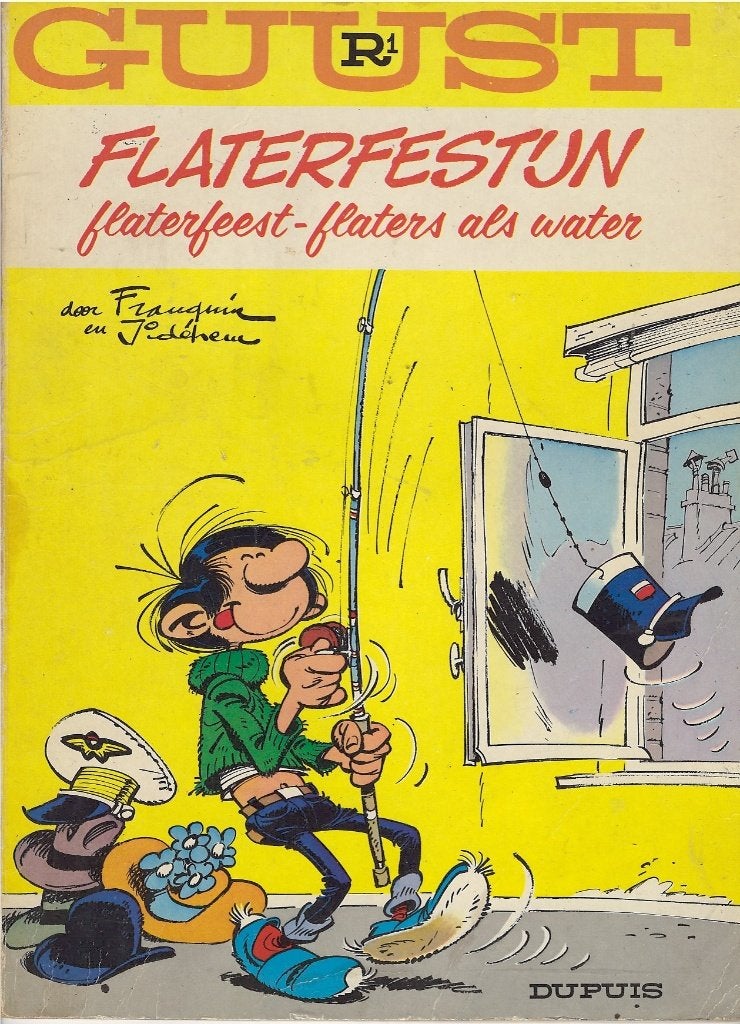 Guust Flater stripboeken R1 t/m R5 — André Franquin (Dupuis), Meerdere stripboeken, Ophalen of Verzenden, Zo goed als nieuw