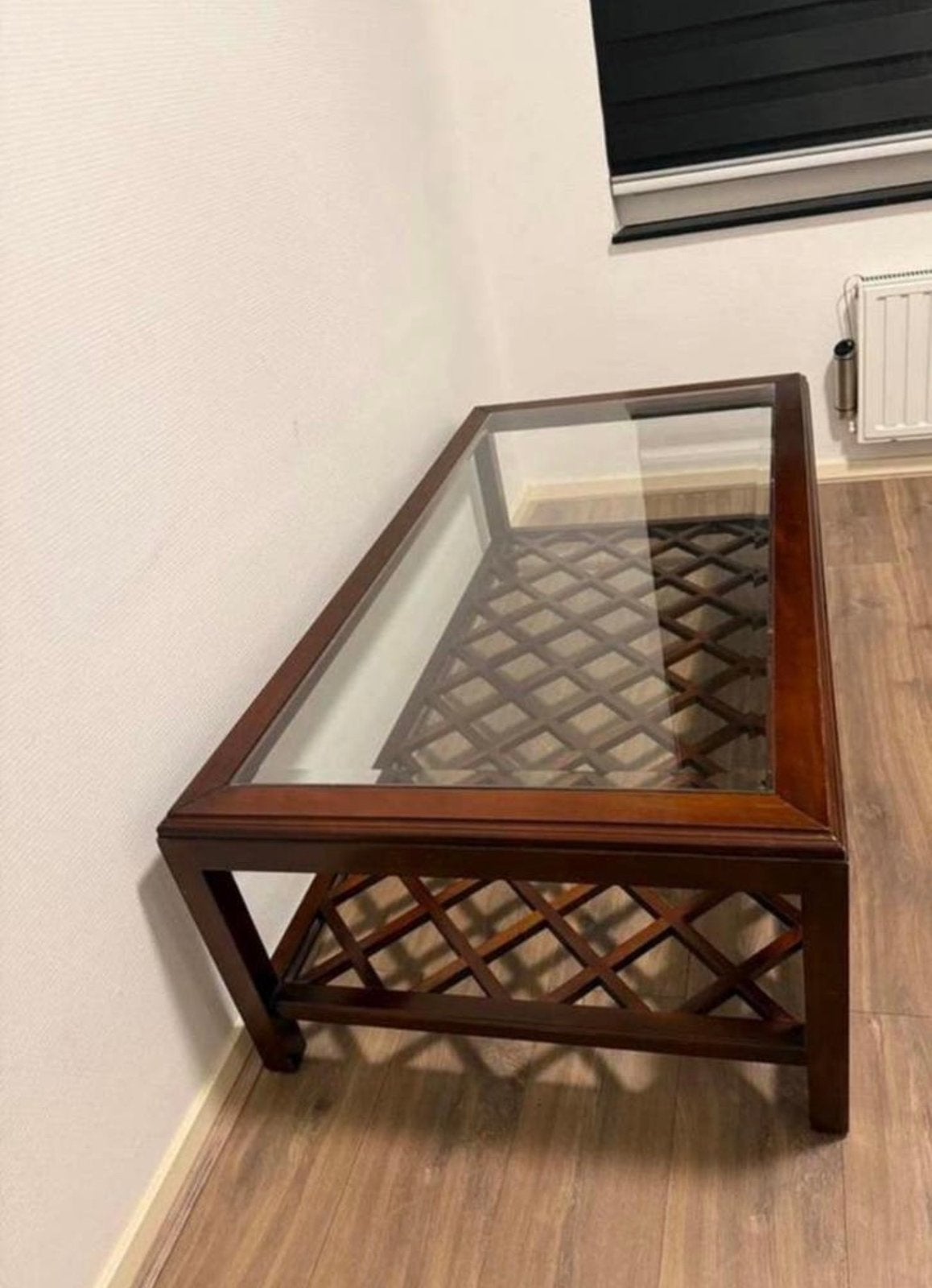 Rofra salontafel met glas facet, Huis en Inrichting, Tafels | Salontafels, Ophalen, 100 tot 150 cm, 50 tot 100 cm, Minder dan 50 cm