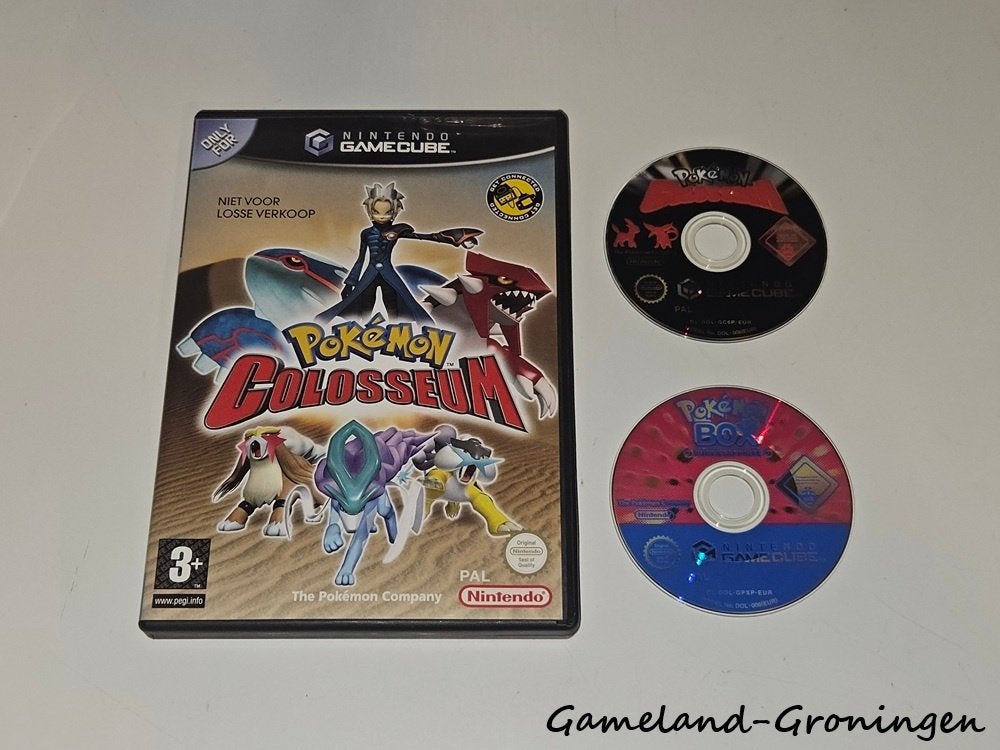 Pokemon Colosseum met Pokemon Box (Gamecube, Spelcomputers en Games, Games | Nintendo GameCube, Gebruikt, -, -, 1 speler