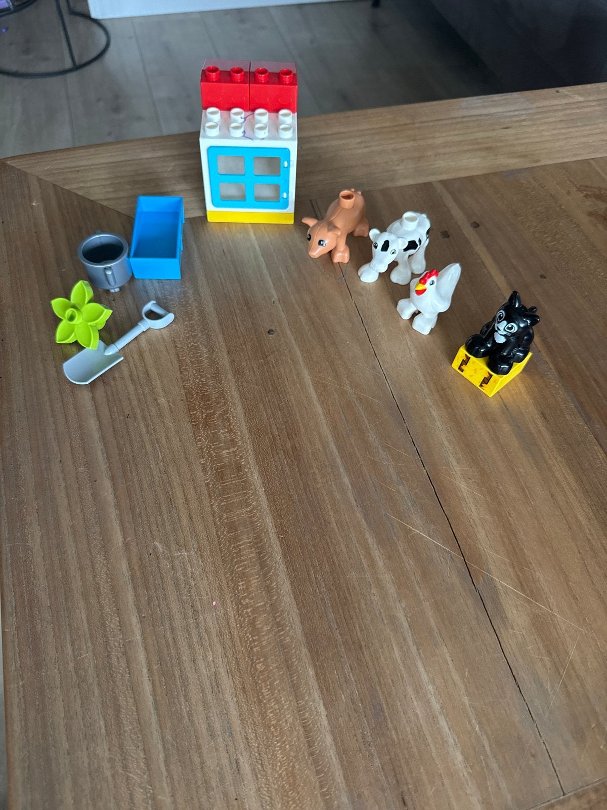 Lego Duplo boerderij set 10870 met dieren en accessoires, Gebruikt, Overige thema's, Ophalen of Verzenden, Duplo