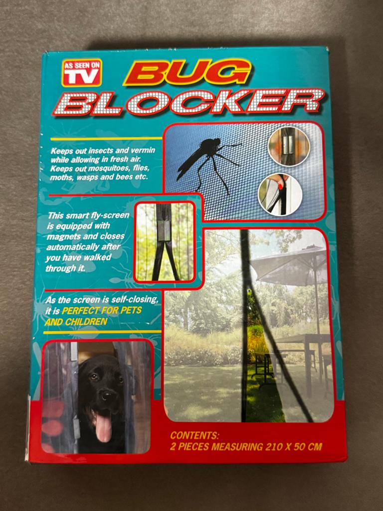 Nieuw Bug Blocker Magnetische Hordeur -Houd insecten buiten!, Kunststof, 80 tot 100 cm, 215 cm of meer, Hordeur