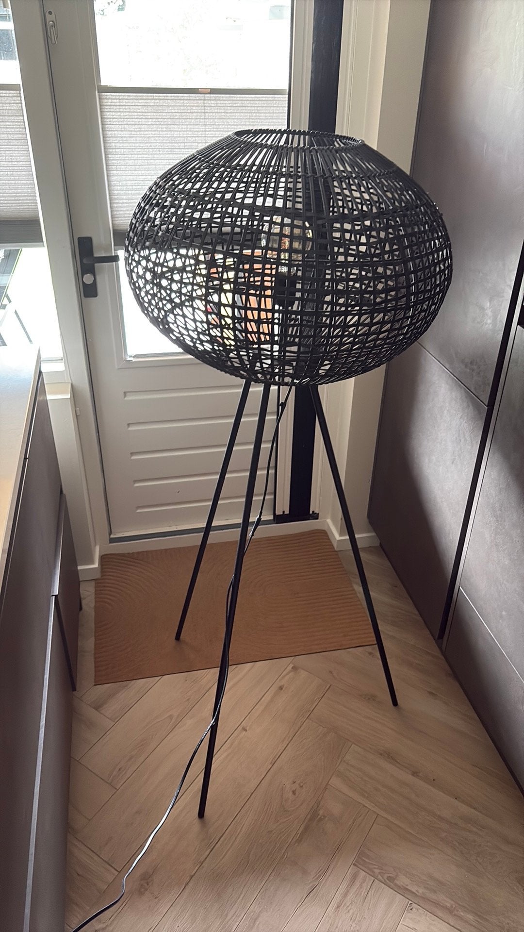 Kamerlamp, Huis en Inrichting, Lampen | Vloerlampen, Ophalen, Zo goed als nieuw, 100 tot 150 cm