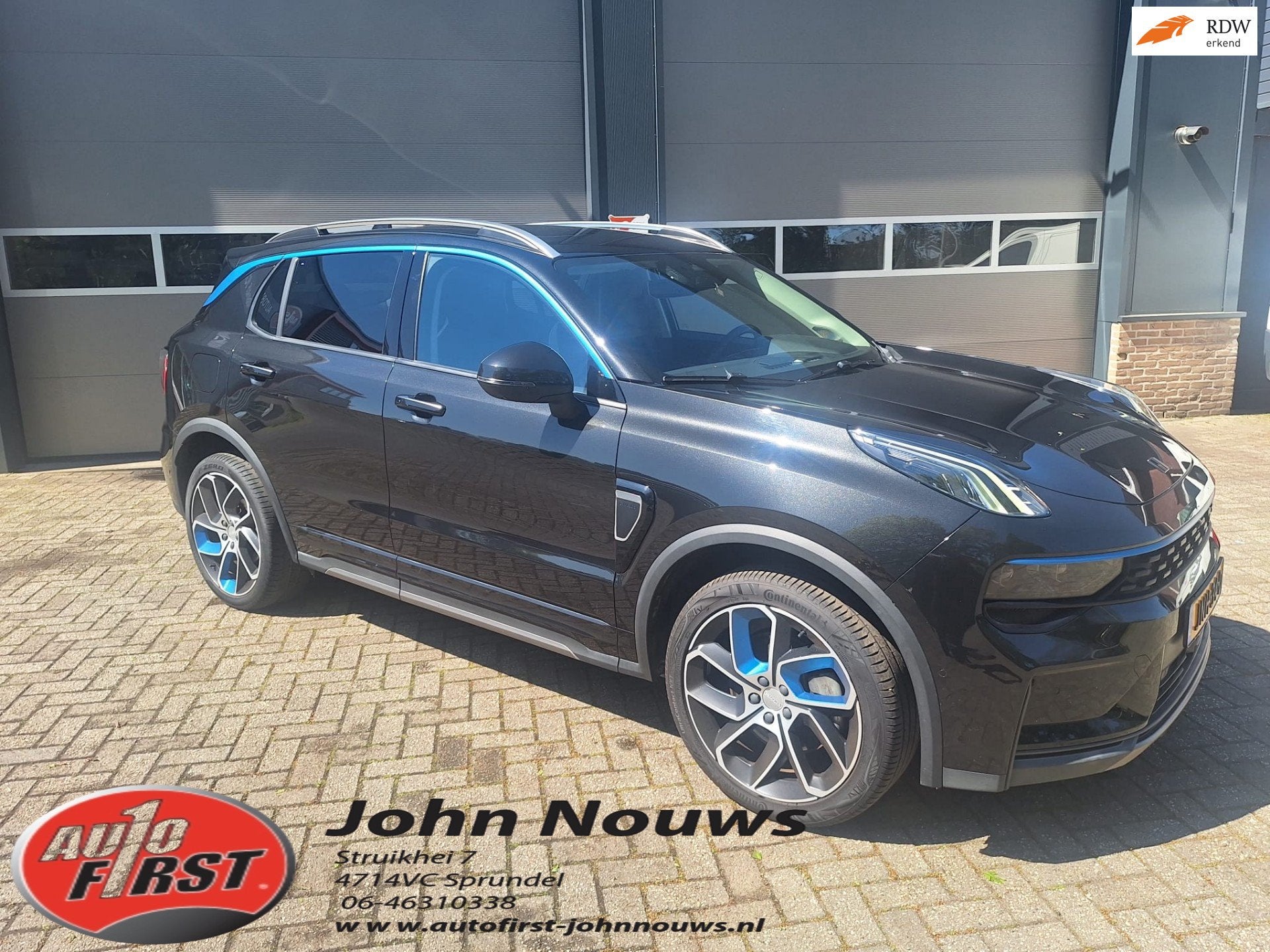Lynk & Co 01 1.5, Auto's, Euro 6, Leder en Stof, Zwart, Plug-in hybride