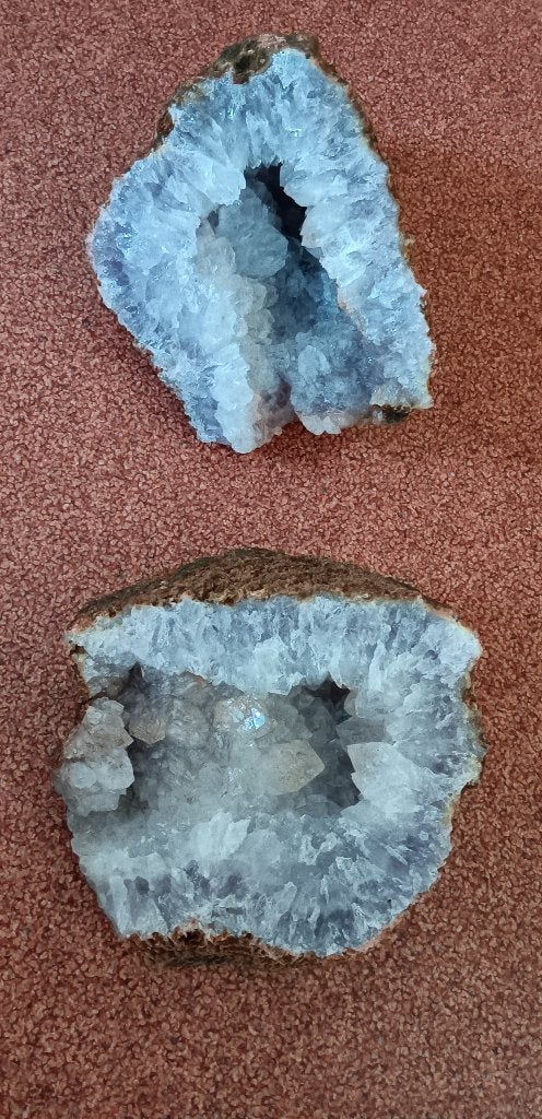 Amethist, 2-delige cluster 4,1 kg, Ophalen of Verzenden, Mineraal