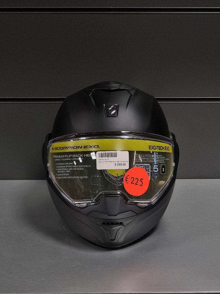 Scorpion EXO-Tech Evo Solid, maat 3XL outlet., Motoren, Systeemhelm, Ophalen of Verzenden, 3XL of groter, Nieuw met kaartje