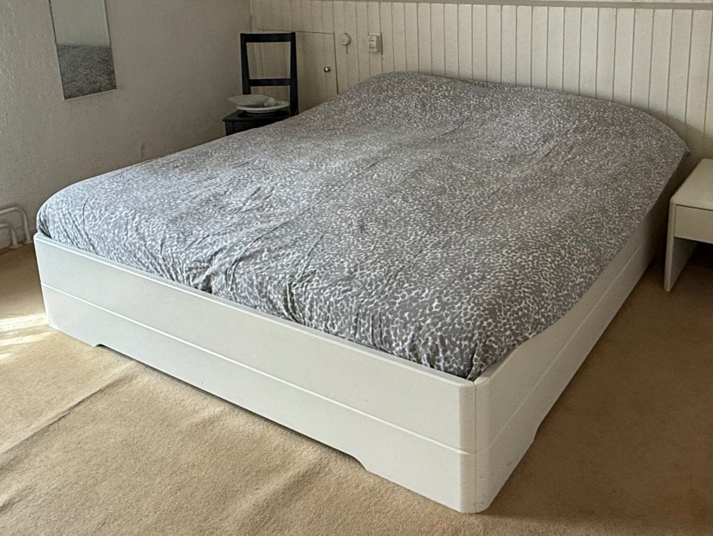 tweepersoonsbed, Ophalen, Wit, Tweepersoons, Overige maten
