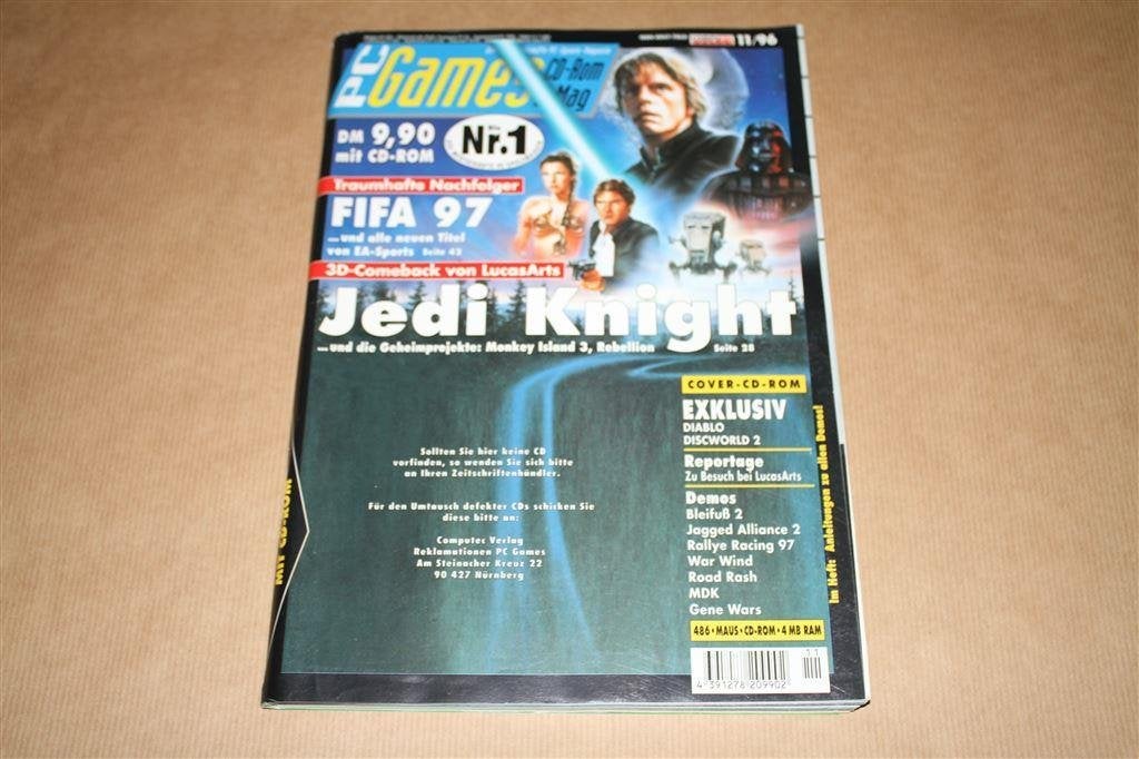 Zeldzaam magazine - PC Games - 1996 !!, Ophalen of Verzenden, Zo goed als nieuw, Muziek, Film of Tv