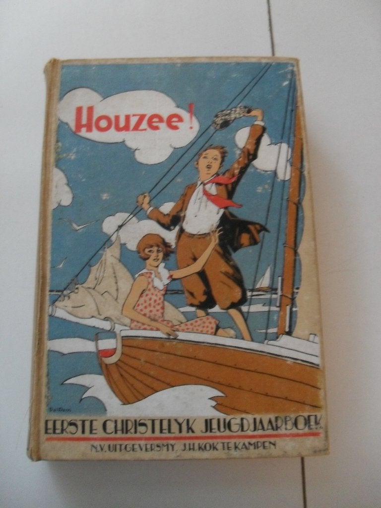 houzee! eerste christelijk jeugdjaarboek o.a. w.g. vd hulst, Ophalen of Verzenden