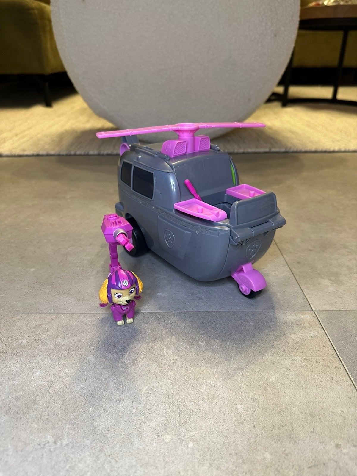 Paw Patrol Ride N Rescue Helikopter Skye - 2 in 1, Kinderen en Baby's, Speelgoed | Actiefiguren, Ophalen, Gebruikt