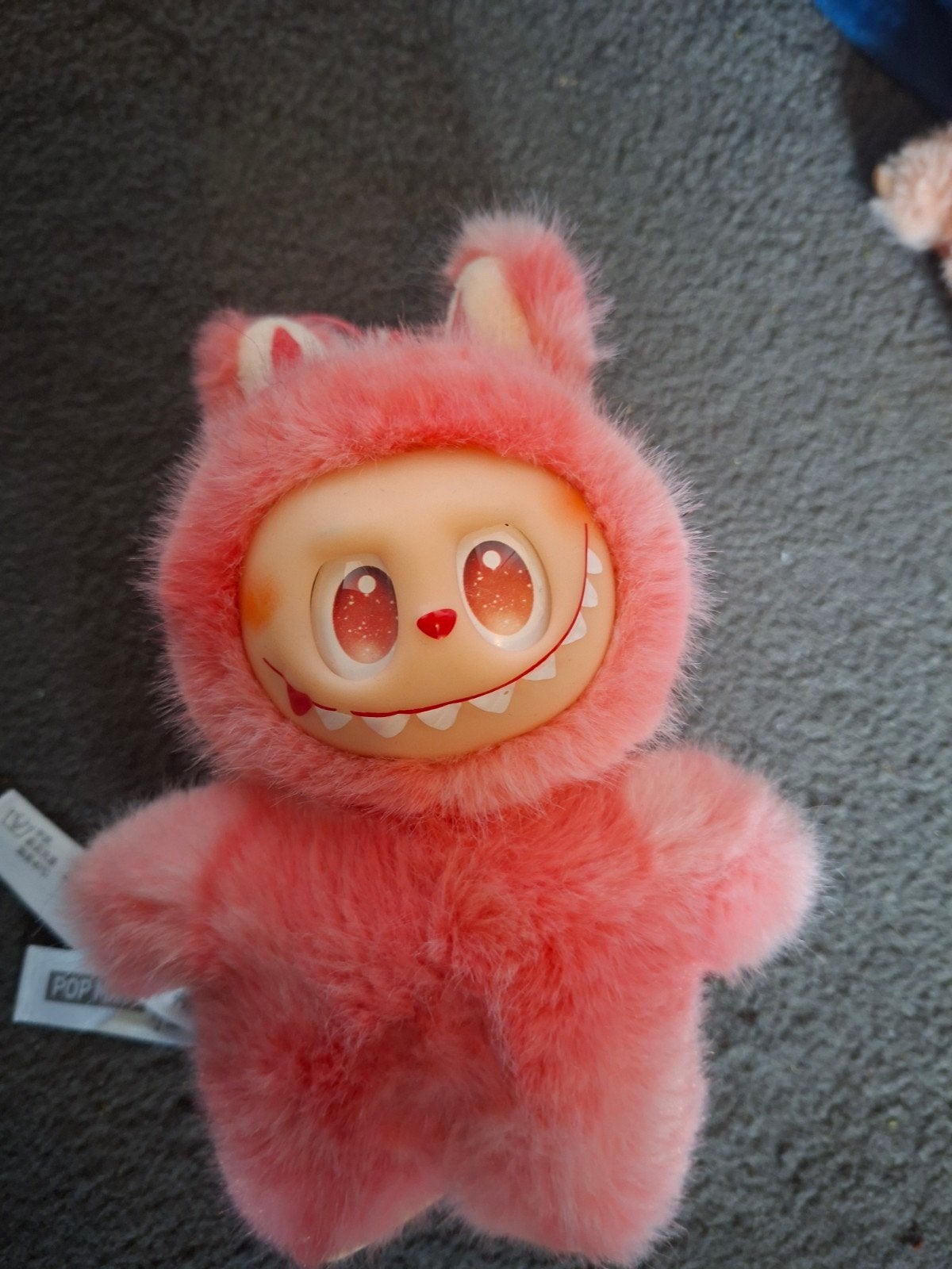 Roze pluche konijn knuffel met grote ogen, Overige merken, Overige karakters, Konijn, Ophalen of Verzenden