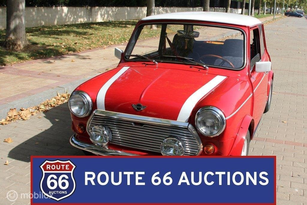 Mini 1000 De Luxe | 1973 | Route 66 Auctions, Auto's, Overige carrosserieën, Zwart, Bedrijf, Handgeschakeld