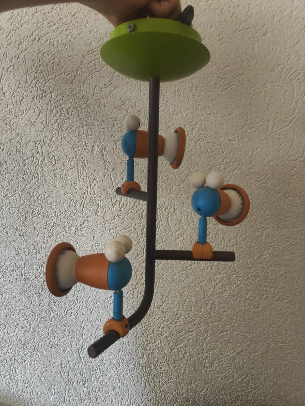 Kinderlamp vogels, Philips Birdey, Ophalen, Gebruikt, Metaal, GU10