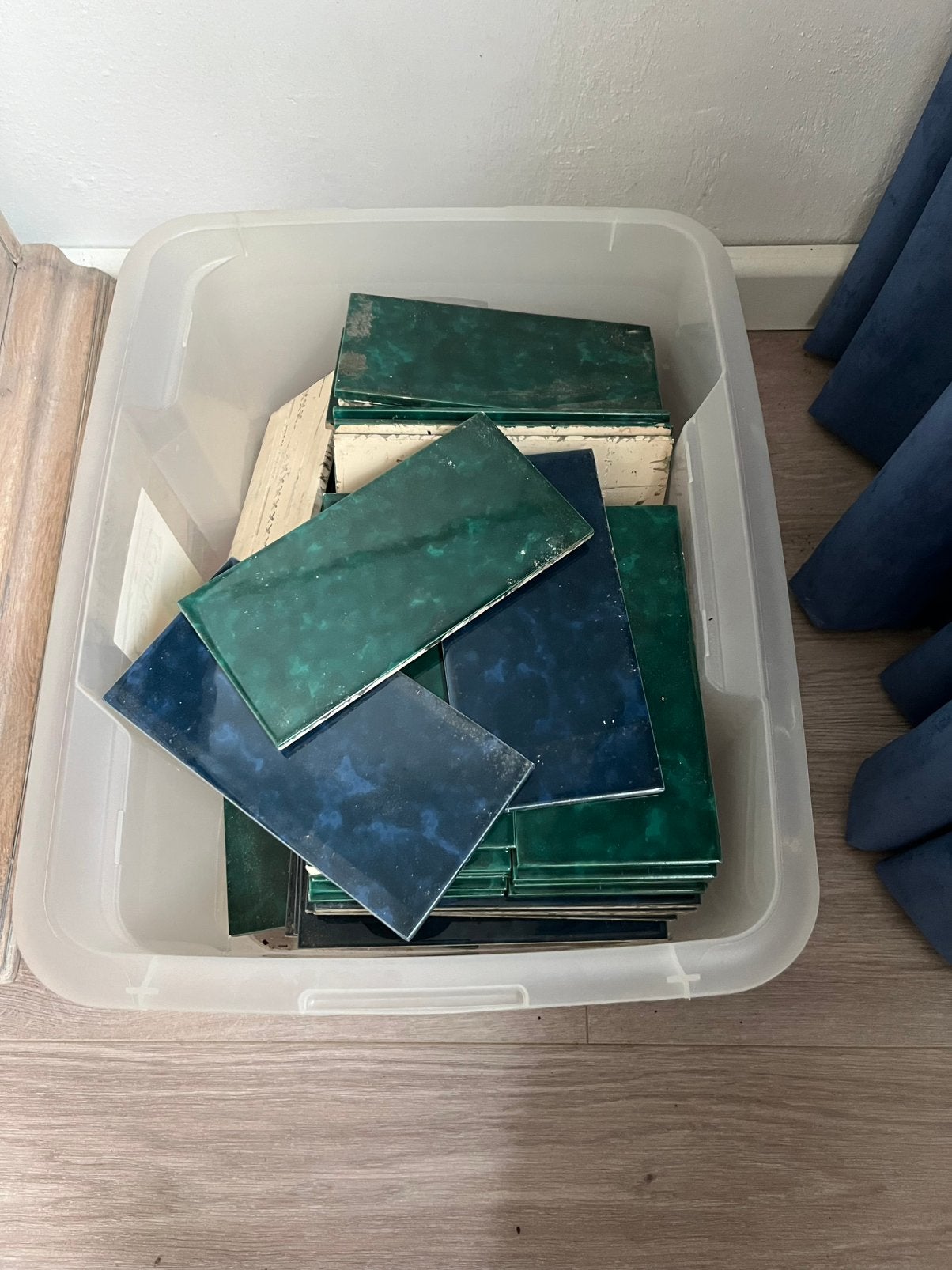 Voor de mozaïek liefhebbers, Doe-het-zelf en Verbouw, Tegels, Ophalen, Minder dan 20 cm, Zo goed als nieuw, Minder dan 5 m²