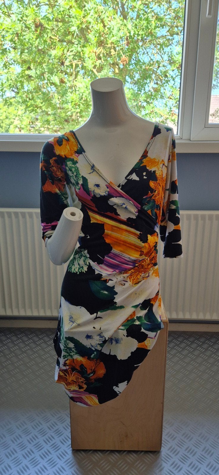 Smashed lemon maat S, Kleding | Dames, Jurken, Overige kleuren, Ophalen of Verzenden, Zo goed als nieuw, Knielengte
