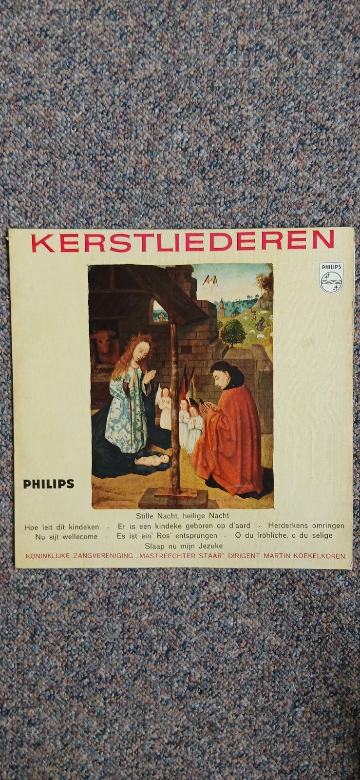Kerstliederen Koninklijke Zangvereniging Mastreechter Staar, Ophalen, Gebruikt, 10 inch, LP