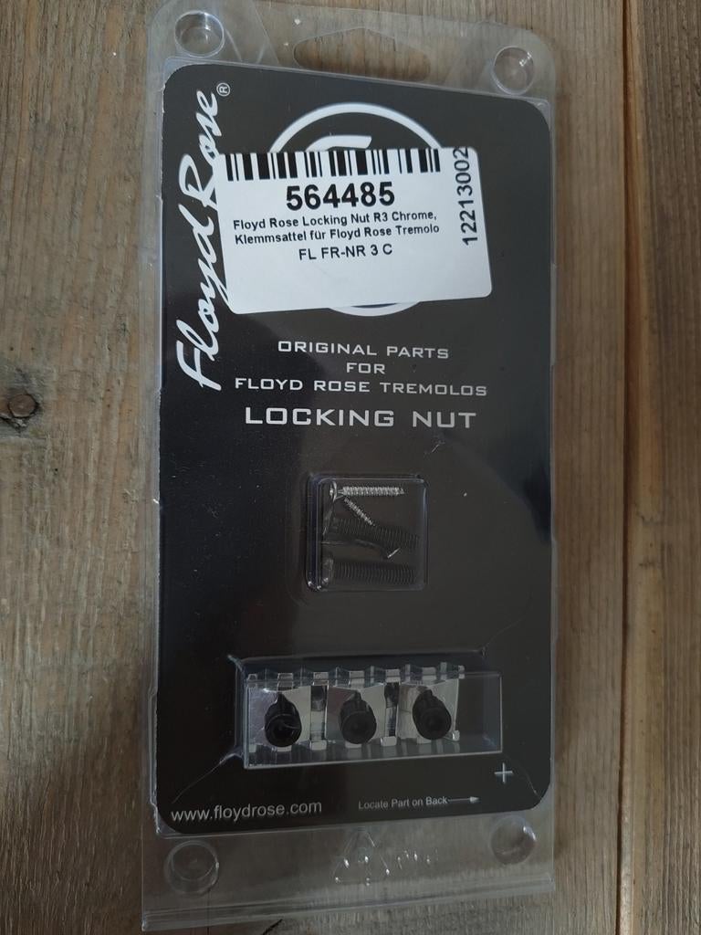 Floyd Rose R3 Locking Nut Chroom, Ophalen of Verzenden, Nieuw, Elektrische gitaar