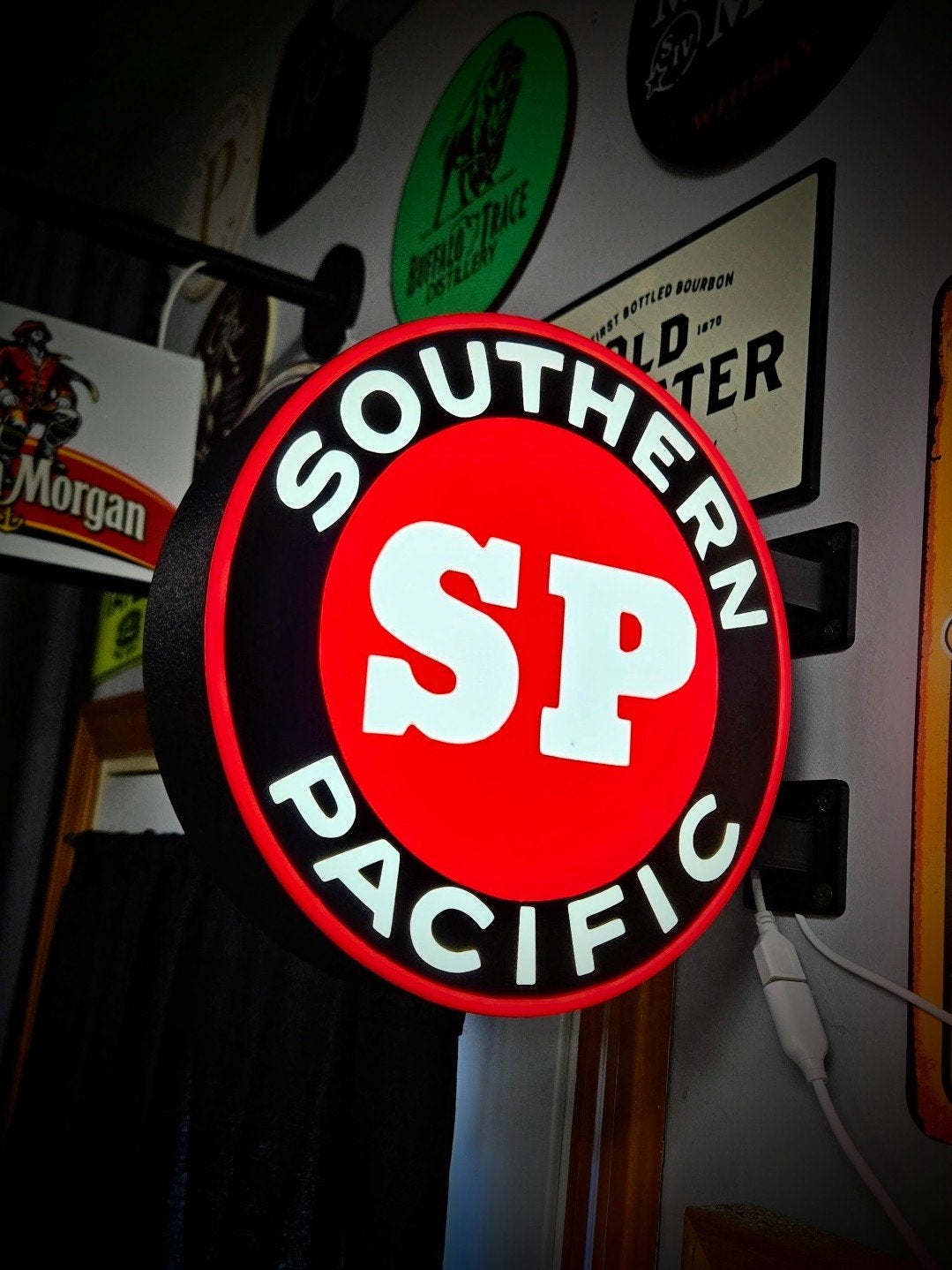 Nieuw Dubbelzijdig Lichtbord - Southern Pacific, Ophalen of Verzenden