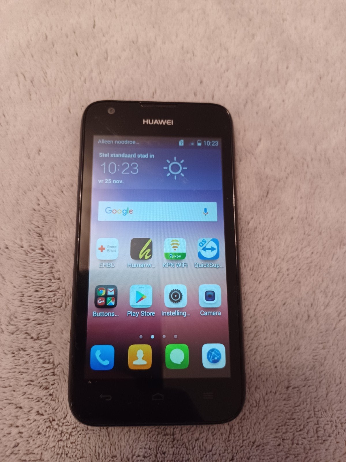 Huawei Y550 in nieuwstaat, Ophalen of Verzenden, Zo goed als nieuw, Zwart