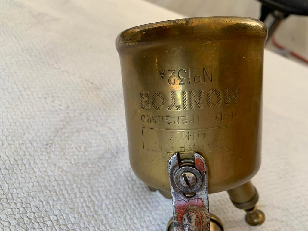 Antieke Monitor Soldeerlamp Nr. 132A - Made in England, Ophalen
