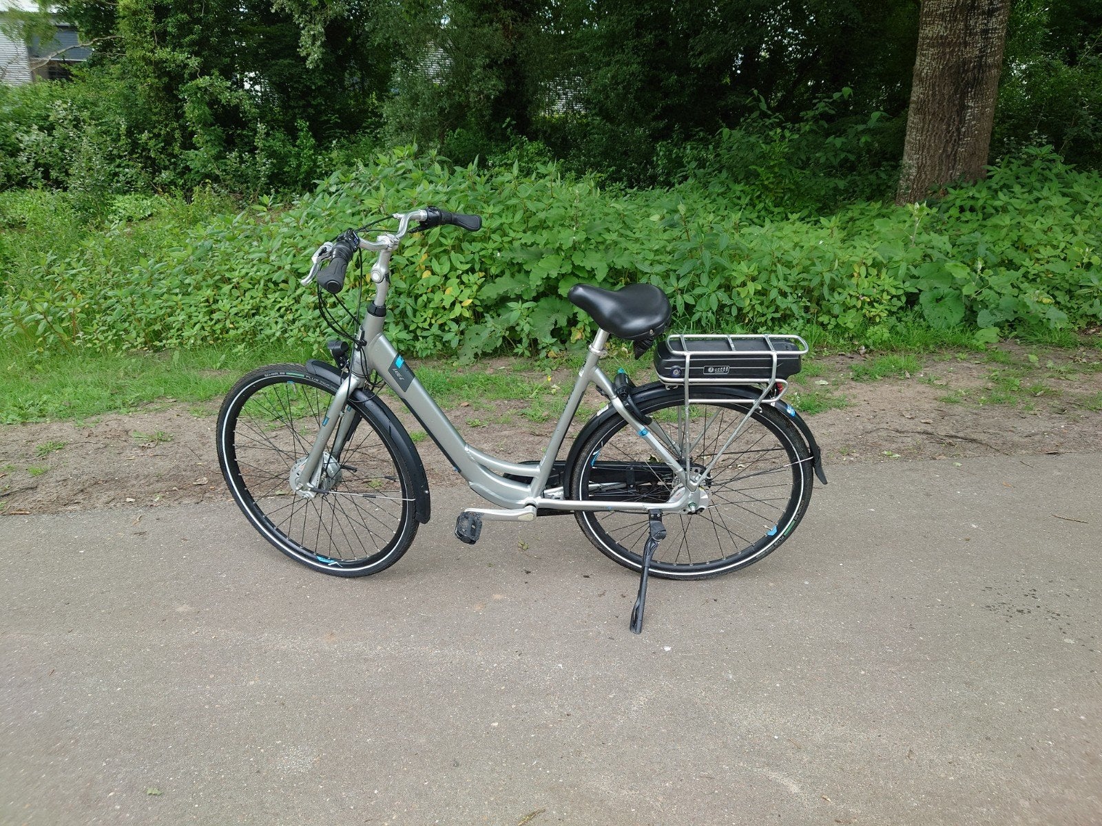 Giant elektrische fiets Maat L met 500 Energypak, Ophalen, Gebruikt, Giant, 50 km per accu of meer