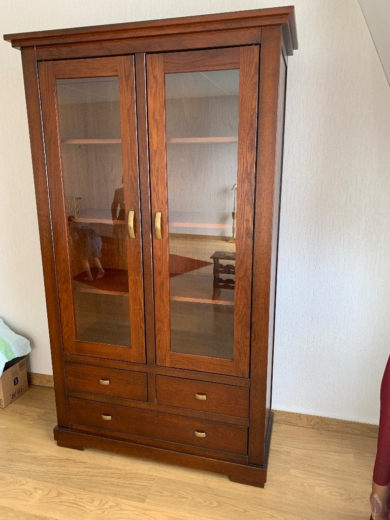 kast, Ophalen, Gebruikt, Eikenhout, Met lade(s)