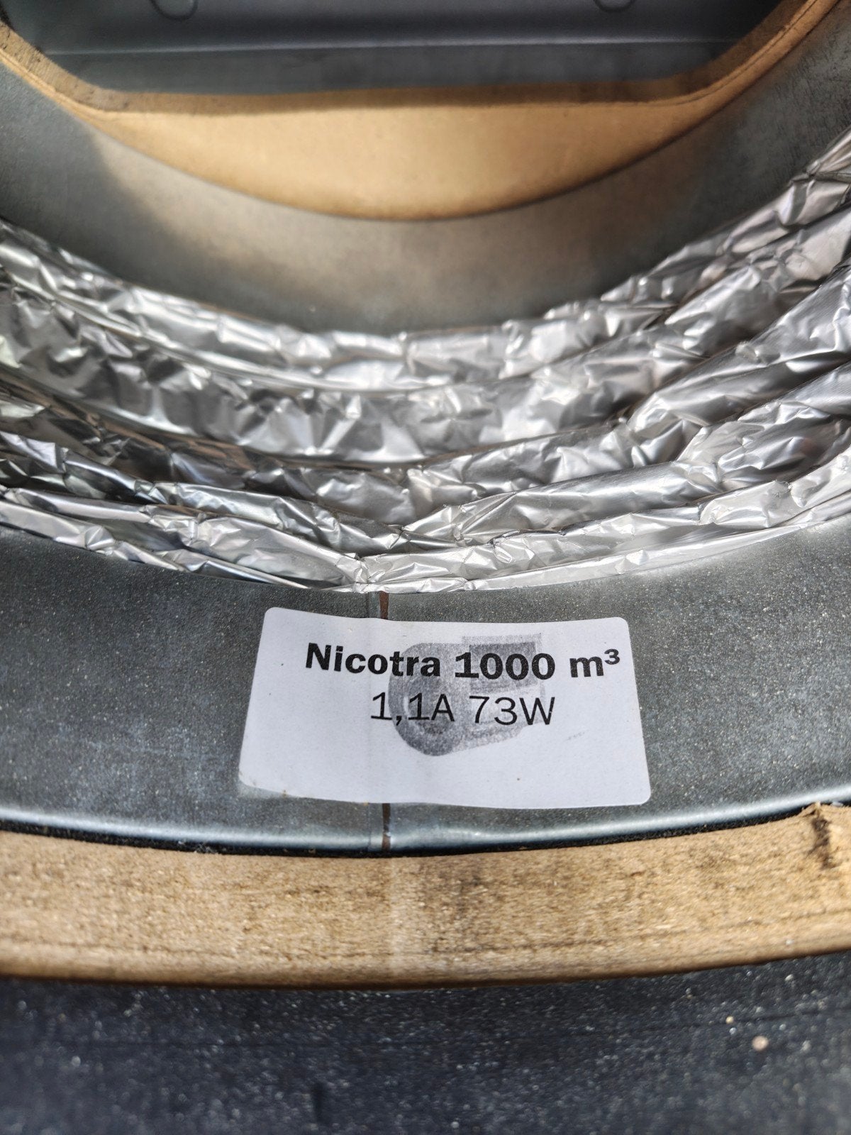 Nicotra softbox, Ophalen, 250 mm of meer